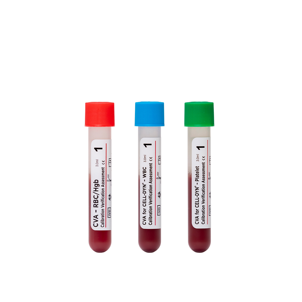 CVA (Calibration Verification Assessment) and CVA for CELL-DYN linearity control kits